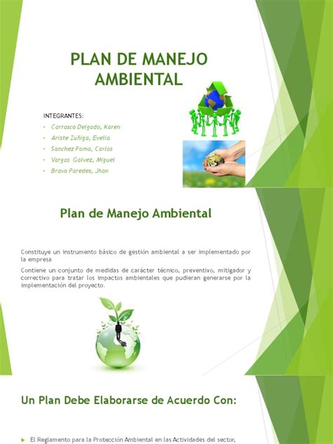 Propuesta de un plan de manejo ambiental para una empresa 